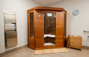 picture of an infrared sauna