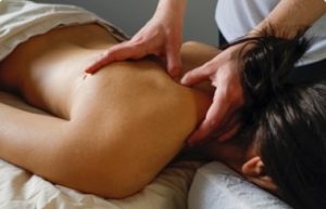 picture of woman receiving massage